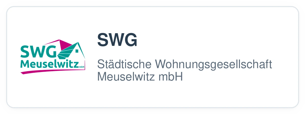 SWG Meuselwitz – Partner von MW Hausmeister- und Reinigungsservice